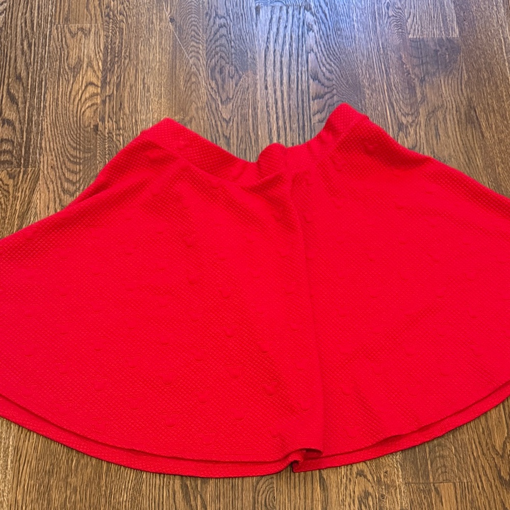 Disney Vibrant Red Midi Skirt